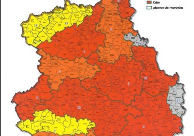 Adaptation des zonages de limitation des usages de l’eau en Eure-et-Loir à compter du 16 août 2023