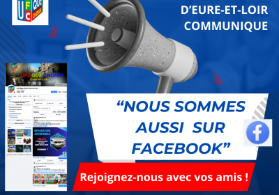L’Ufc Que Choisir d’Eure-et-Loir est aussi sur Facebook: rejoignez-nous et amenez vos amis!