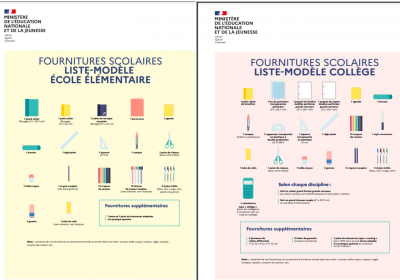 Fournitures scolaires à l’école élémentaire et au collège : les listes recommandées par le Ministère de l’Education Nationale
