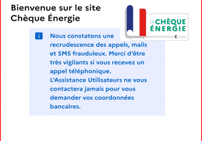 Chèque énergie : la campagne d’envoi démarre, les arnaques aussi !